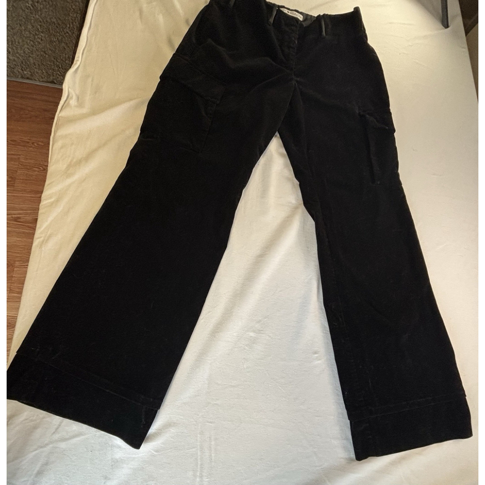 Tommy Hilfiger Womens Stretch Corduroy Pants Black Size 6‎ Casual Fall Winter